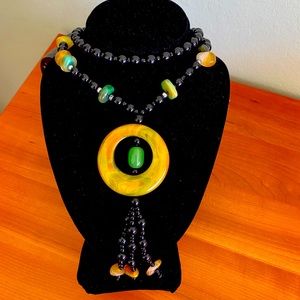 Semiprecious stone necklace